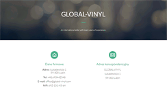 Desktop Screenshot of global-vinyl.com